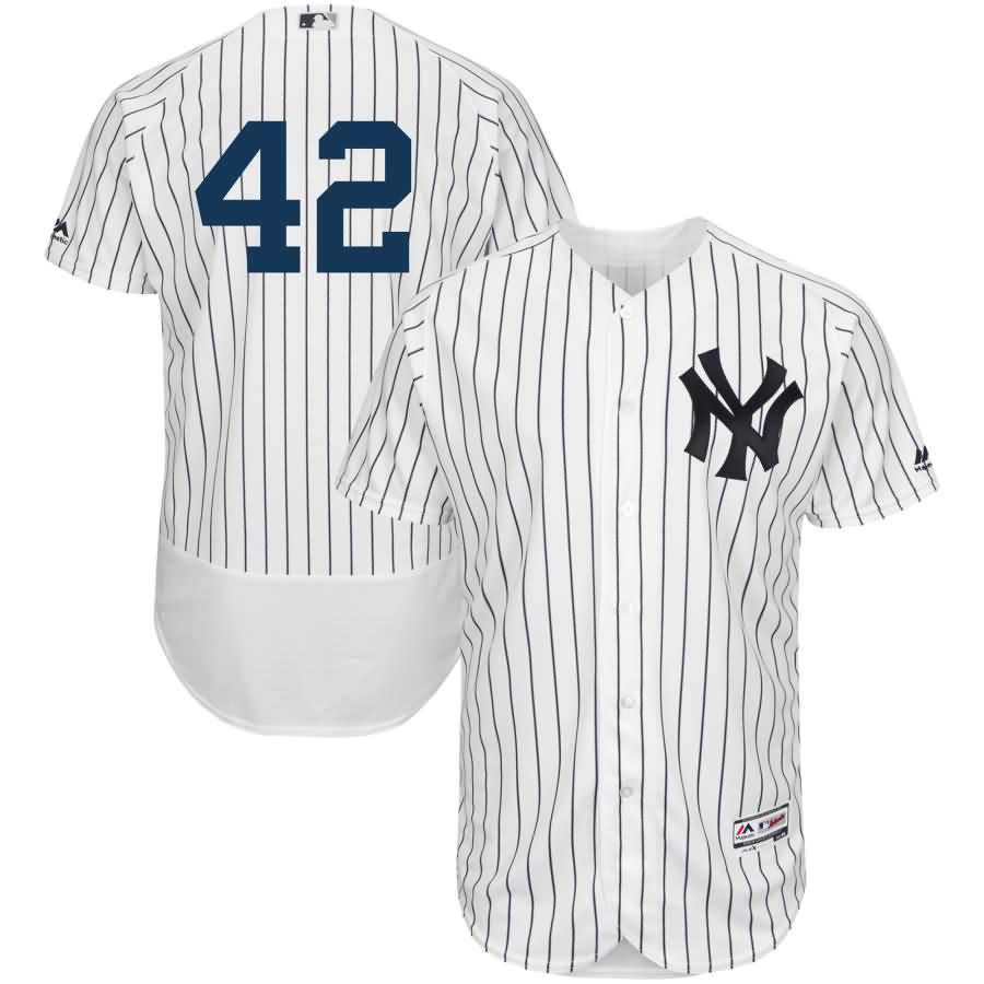 Jackie Robinson New York Yankees Majestic Flex Base Jersey - White