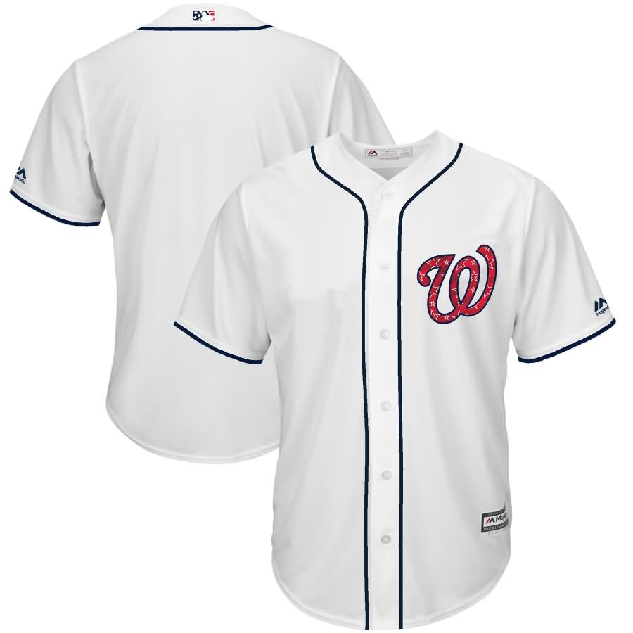 Washington Nationals Majestic 2018 Stars & Stripes Cool Base Team Jersey - White