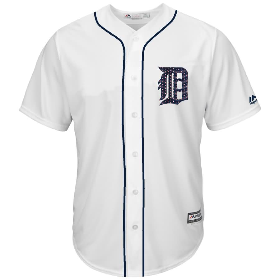 Miguel Cabrera Detroit Tigers Majestic 2017 Stars & Stripes Cool Base Player Jersey - White