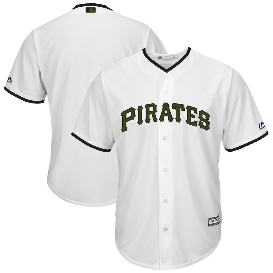 Pittsburgh Pirates Majestic 2017 Memorial Day Cool Base Team Jersey - White