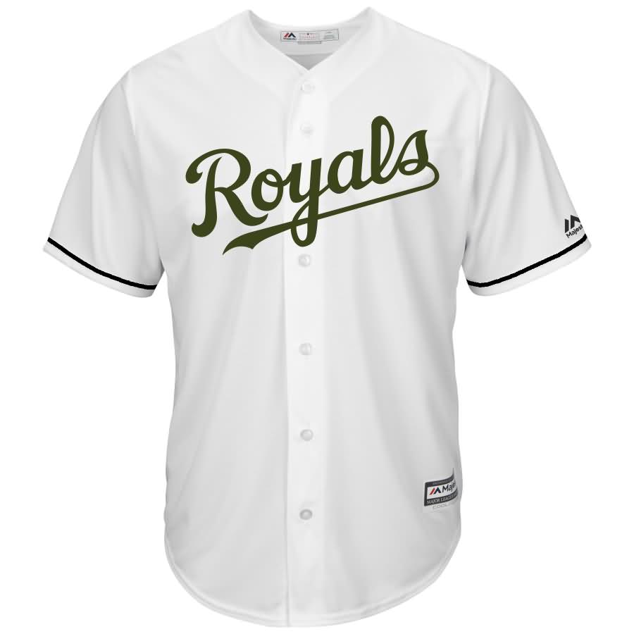 Kansas City Royals Majestic 2017 Memorial Day Cool Base Team Jersey - White