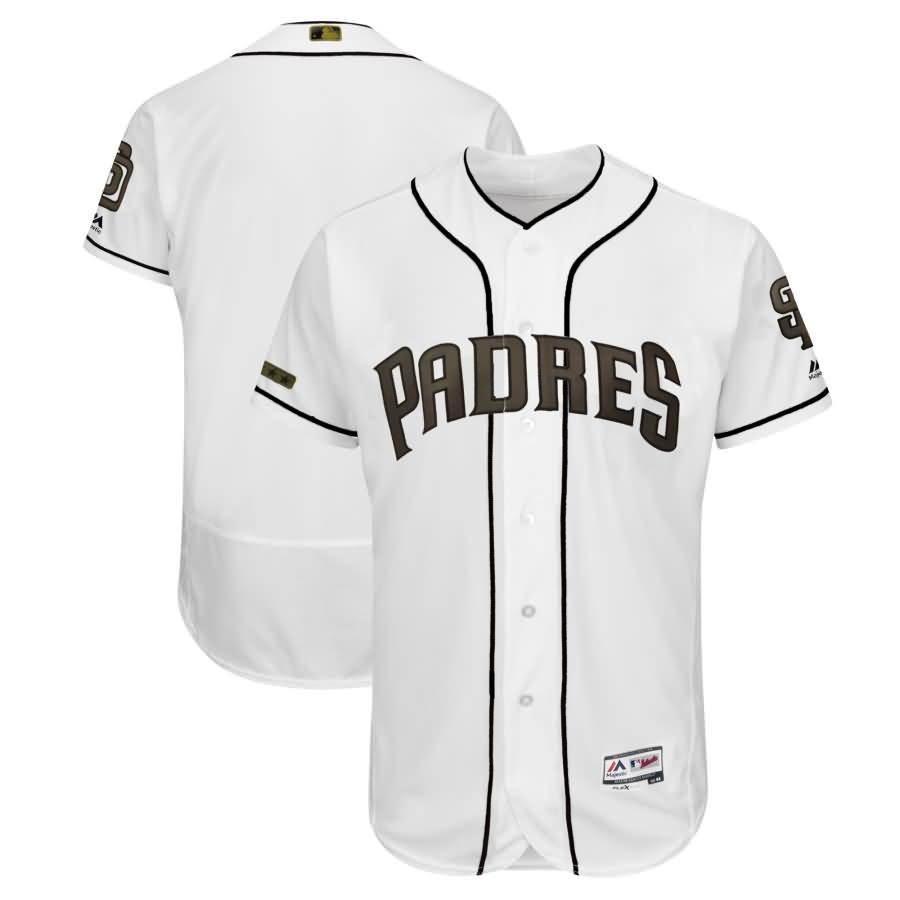 San Diego Padres Majestic 2018 Memorial Day Authentic Collection Flex Base Team Jersey - White