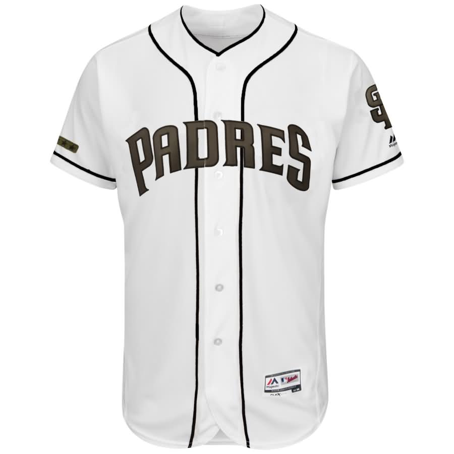 San Diego Padres Majestic 2018 Memorial Day Authentic Collection Flex Base Team Jersey - White