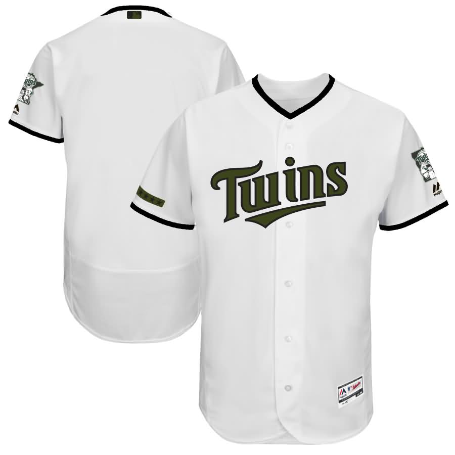 Minnesota Twins Majestic 2017 Memorial Day Authentic Collection Flex Base Team Jersey - White