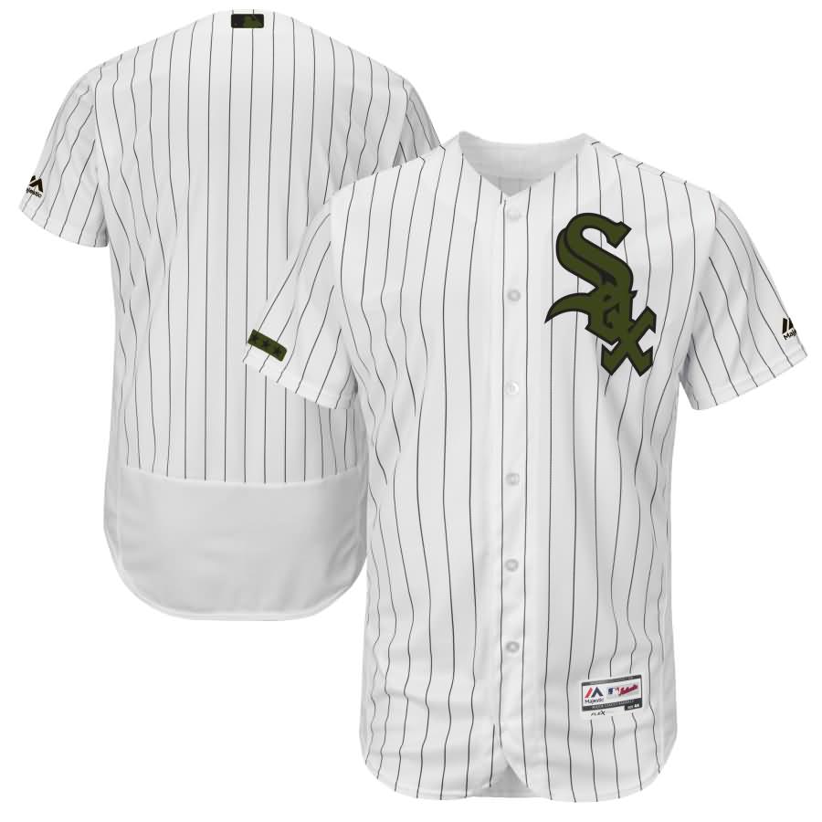 Chicago White Sox Majestic 2017 Memorial Day Authentic Collection Flex Base Team Jersey - White/Black