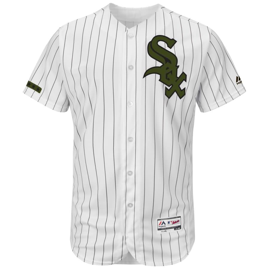 Chicago White Sox Majestic 2017 Memorial Day Authentic Collection Flex Base Team Jersey - White/Black