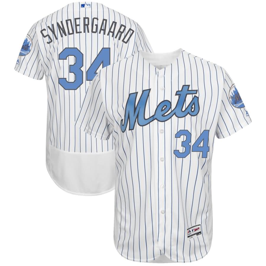 Noah Syndergaard New York Mets Majestic Father's Day Flex Base Jersey - White