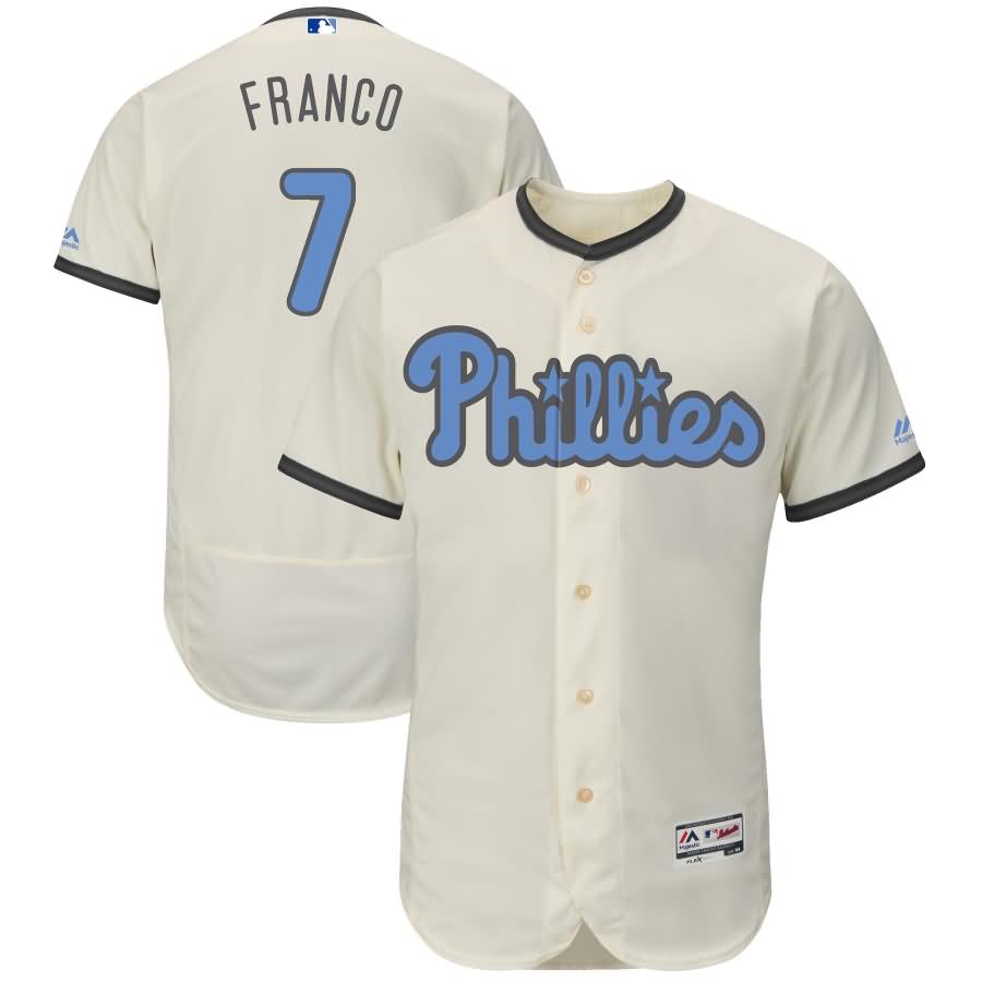 Maikel Franco Philadelphia Phillies Majestic Father's Day Flex Base Jersey - Cream