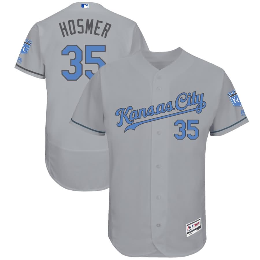 Eric Hosmer Kansas City Royals Majestic Father's Day Flex Base Jersey - Gray