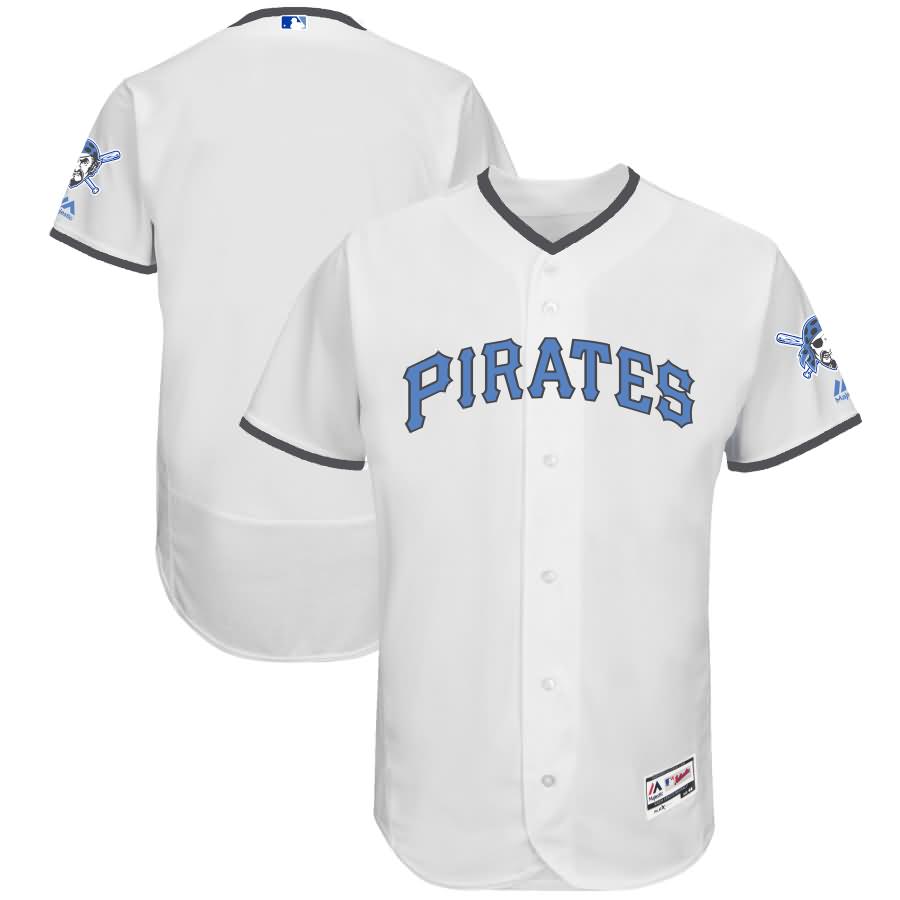 Pittsburgh Pirates Majestic Father's Day Flex Base Team Jersey - White