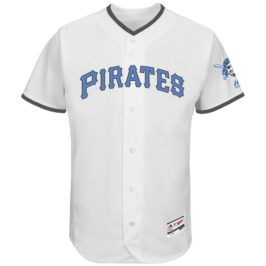 Pittsburgh Pirates Majestic Father's Day Flex Base Team Jersey - White