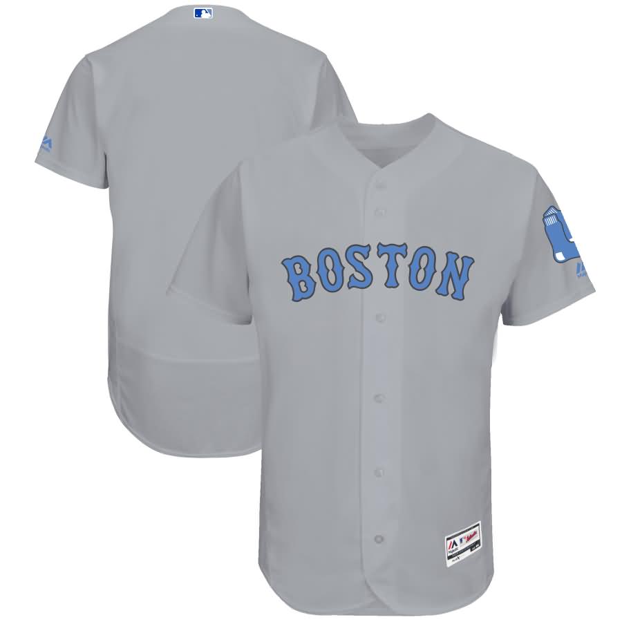 Boston Red Sox Majestic Father's Day Flex Base Team Jersey - Gray