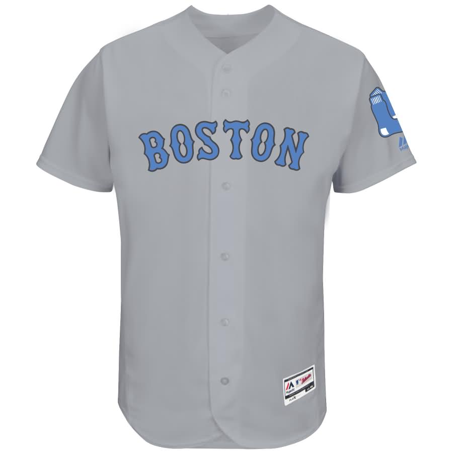 Boston Red Sox Majestic Father's Day Flex Base Team Jersey - Gray