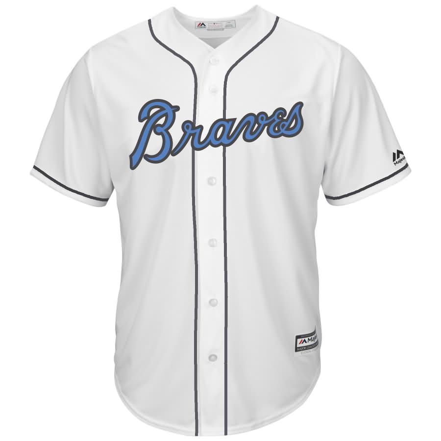 Atlanta Braves Majestic Father's Day Cool Base Replica Team Jersey - White