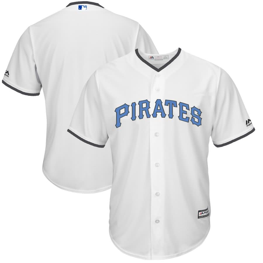 Pittsburgh Pirates Majestic Father's Day Cool Base Replica Team Jersey - White