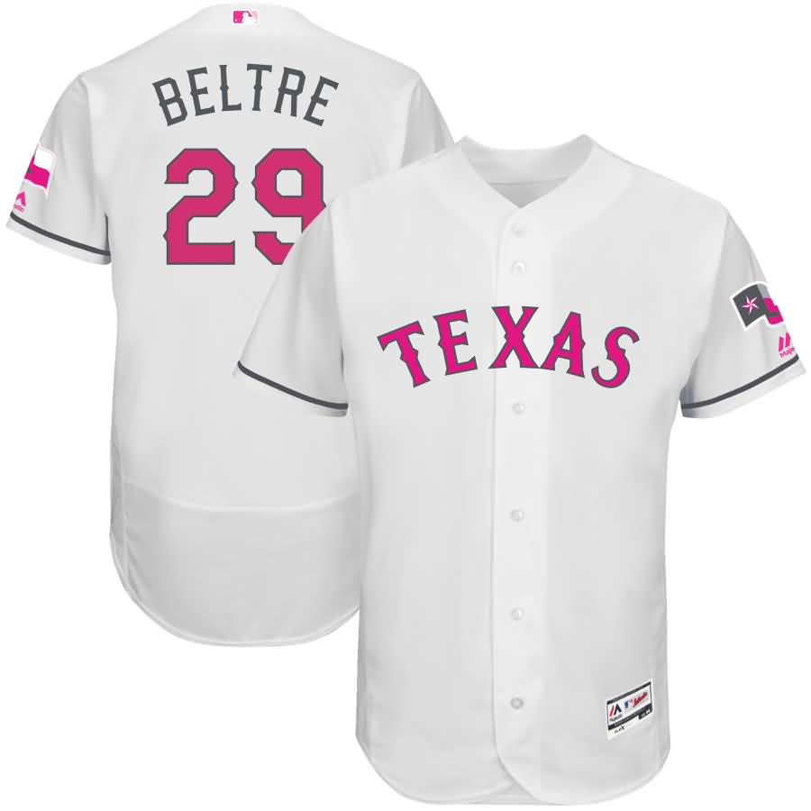 Adrian Beltre Texas Rangers Majestic Mother's Day Flex Base Jersey - White