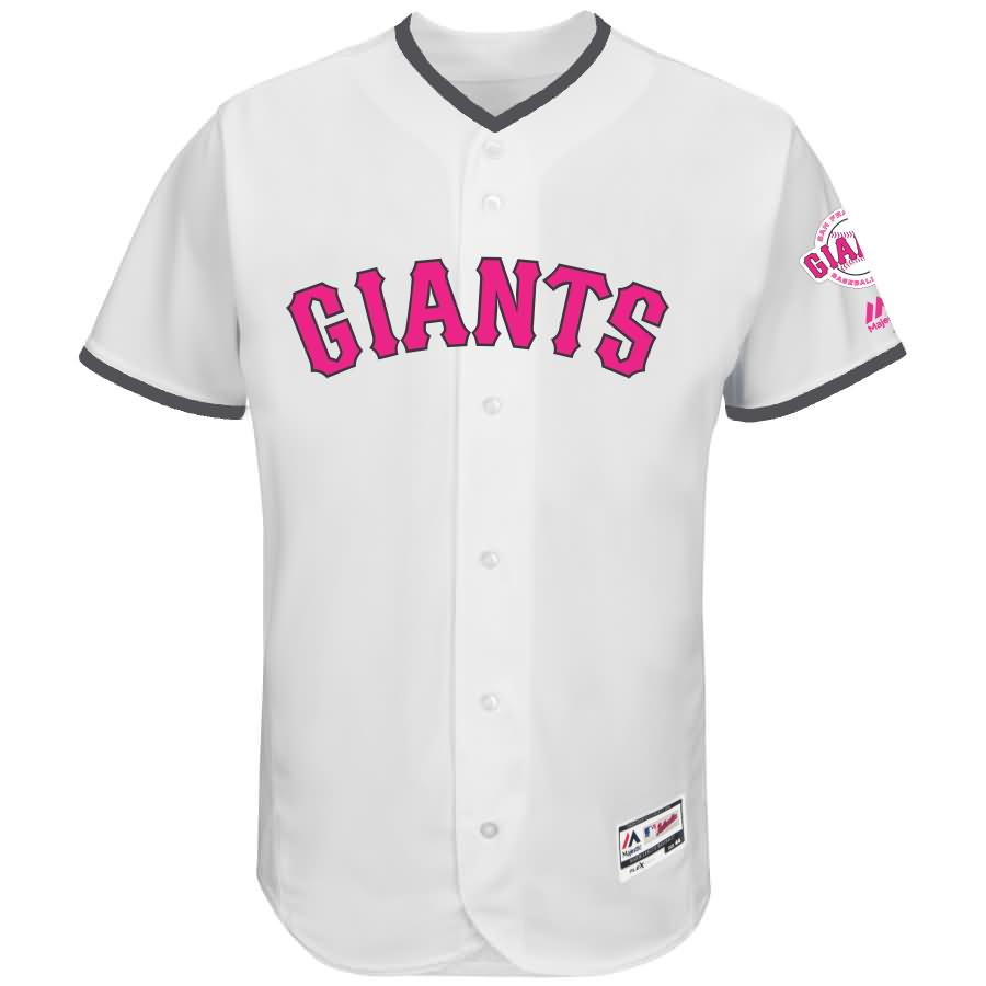 Madison Bumgarner San Francisco Giants Majestic Mother's Day Flex Base Jersey - White