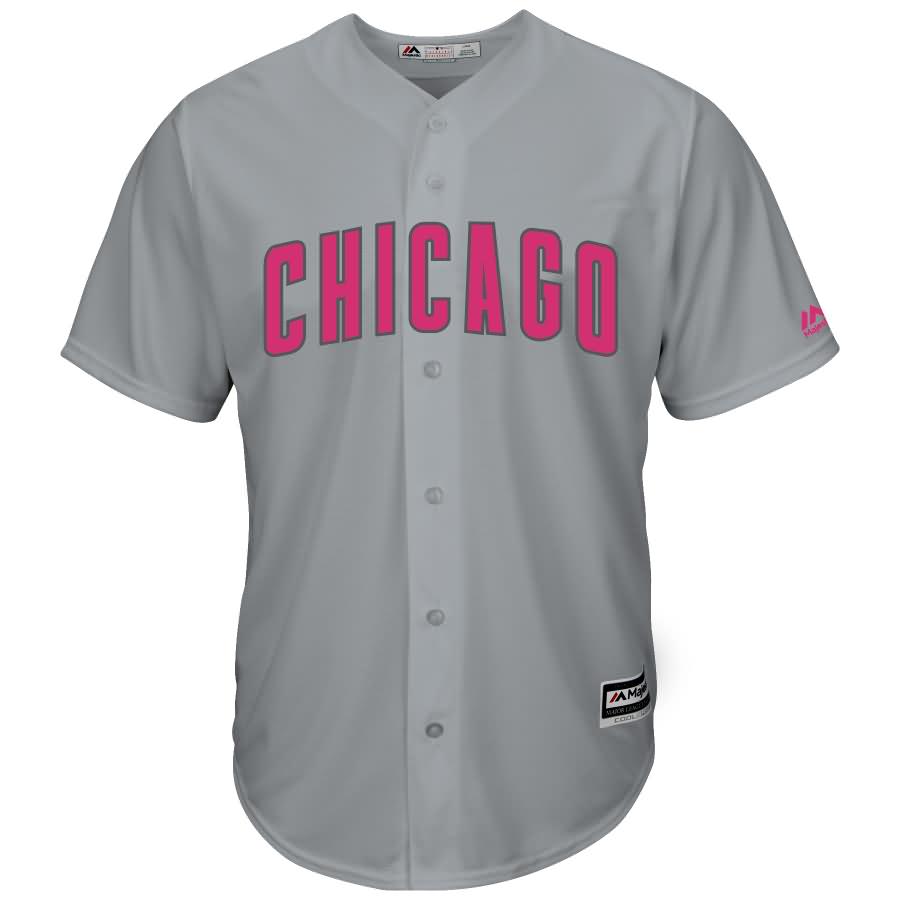 Chicago Cubs Majestic Mother's Day Cool Base Replica Team Jersey - Gray