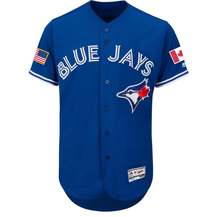 Toronto Blue Jays Majestic 2018 Stars & Stripes Flex Base Team Jersey - Royal