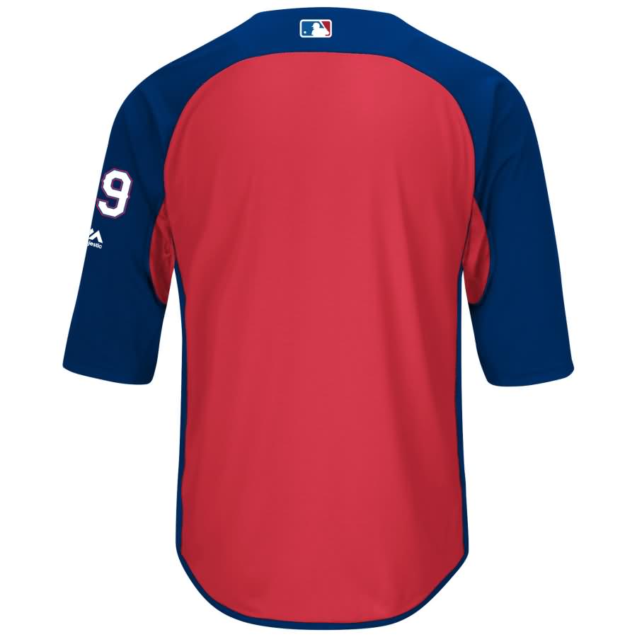 Adrian Beltre Texas Rangers Majestic Authentic Collection On-Field 3/4-Sleeve Player Batting Practice Jersey - Royal