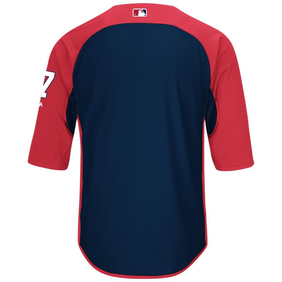 Trea Turner Washington Nationals Majestic Authentic Collection On-Field Player Batting Practice Jersey - Red