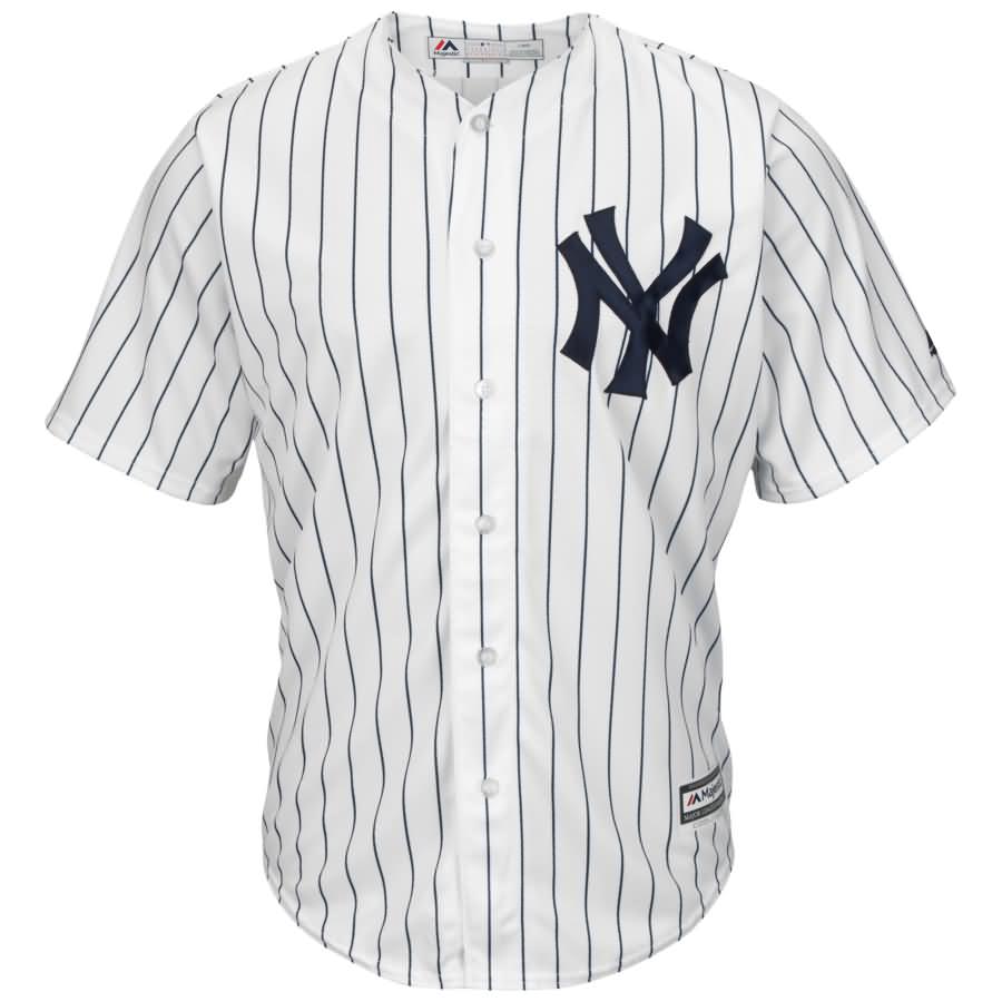 Ronald Torreyes New York Yankees Majestic Home Official Cool Base Replica Player Jersey - White/Navy