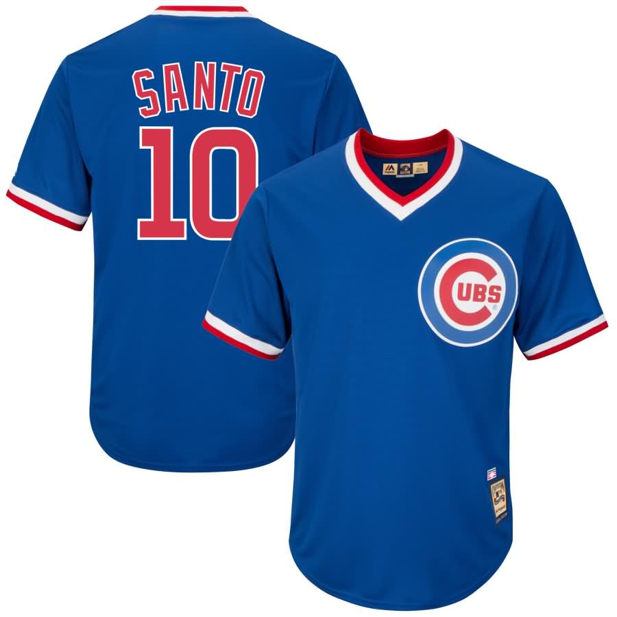 Ron Santo Chicago Cubs Majestic Cooperstown Collection Cool Base Player Jersey - Royal