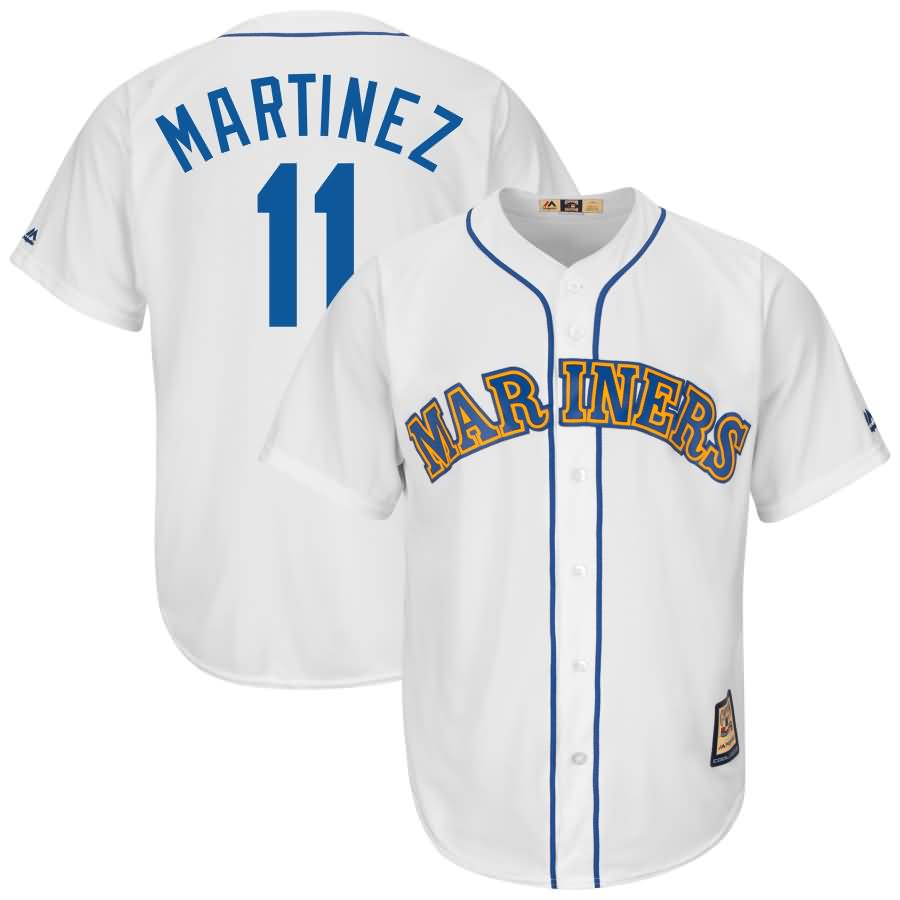 Edgar Martinez Seattle Mariners Majestic Cooperstown Collection Cool Base Player Jersey - White