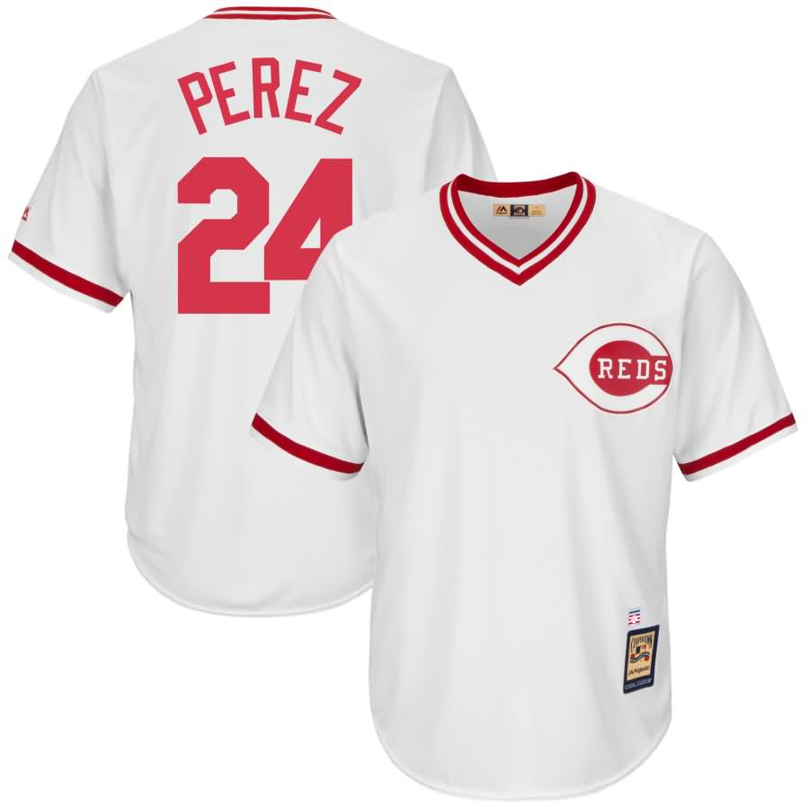 Tony Perez Cincinnati Reds Majestic Cooperstown Collection Cool Base Player Jersey - White