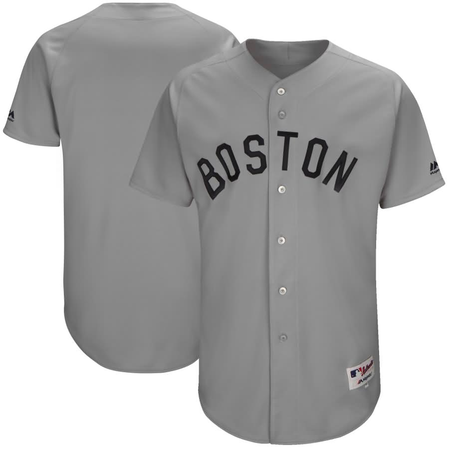 Boston Red Sox Majestic Turn Back the Clock Authentic Team Jersey - Gray