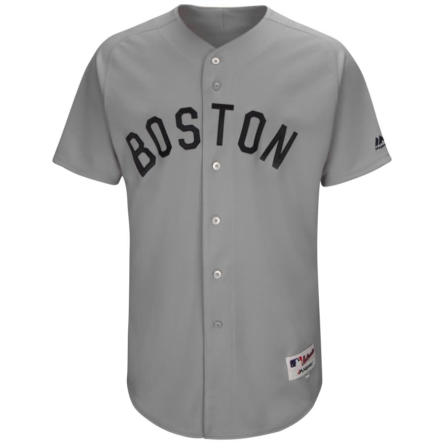 Boston Red Sox Majestic Turn Back the Clock Authentic Team Jersey - Gray