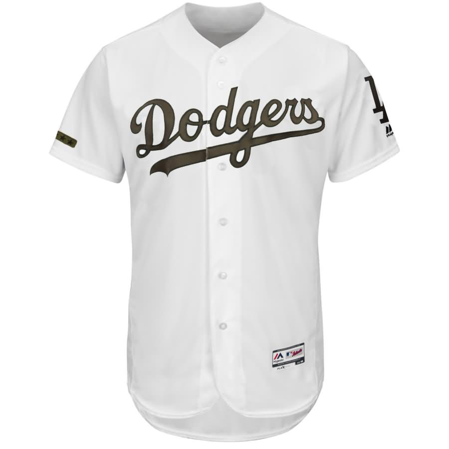 Los Angeles Dodgers Majestic 2018 Memorial Day Authentic Collection Flex Base Team Jersey - White