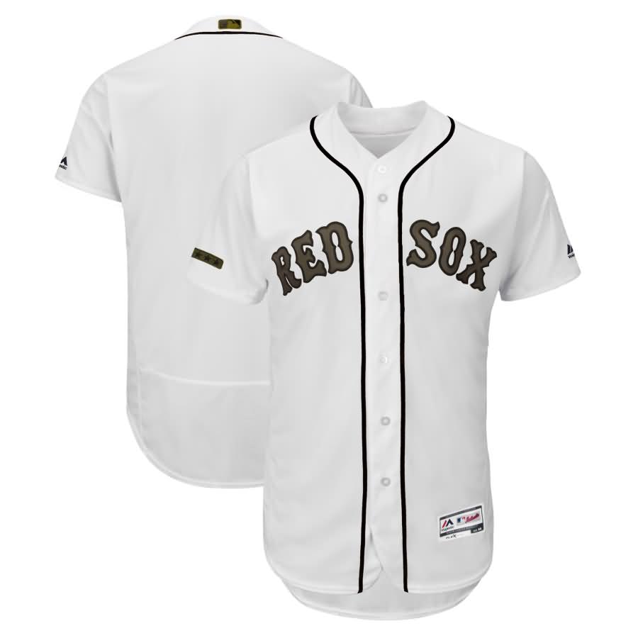 Boston Red Sox Majestic 2018 Memorial Day Authentic Collection Flex Base Team Jersey - White