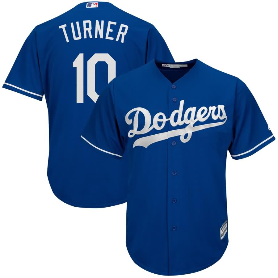 Justin Turner Los Angeles Dodgers Majestic Fashion Official Cool Base Player Replica Jersey - Royal