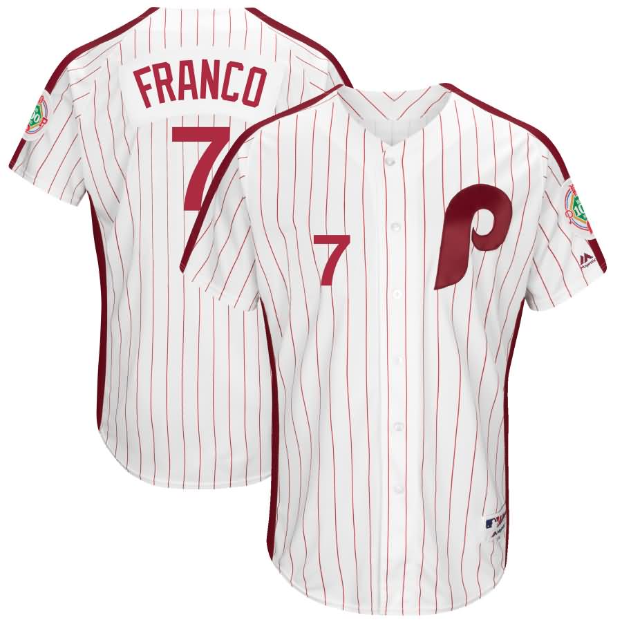 Maikel Franco Philadelphia Phillies Majestic 1983 Turn Back the Clock Authentic Player Jersey - White