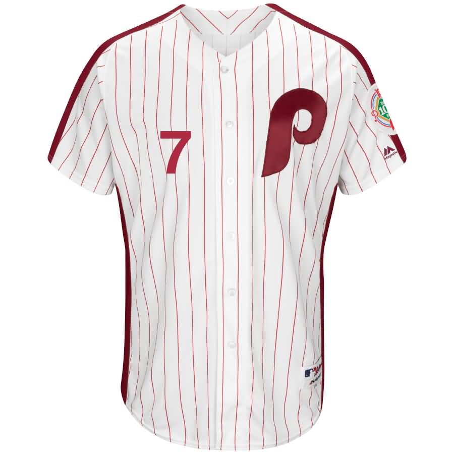 Maikel Franco Philadelphia Phillies Majestic 1983 Turn Back the Clock Authentic Player Jersey - White