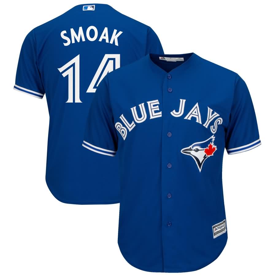 Justin Smoak Toronto Blue Jays Majestic Alternate Cool Base Replica Player Jersey - Royal