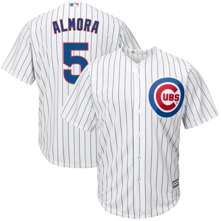 Albert Almora Chicago Cubs Majestic Home Cool Base Replica Player Jersey - White