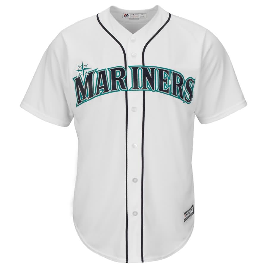 Dan Vogelbach Seattle Mariners Majestic Home Cool Base Replica Player Jersey - White