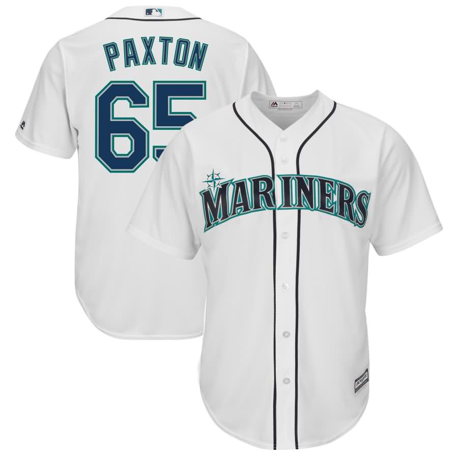 James Paxton Seattle Mariners Majestic Home Cool Base Replica Player Jersey - White