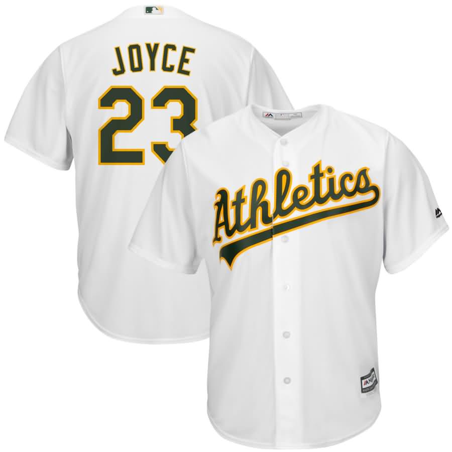 Matt Joyce Oakland Athletics Majestic Home Cool Base Replica Player Jersey - White