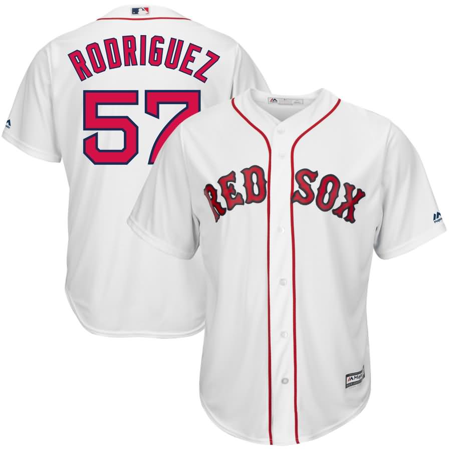 Eduardo Rodriguez Boston Red Sox Majestic Home Cool Base Replica Player Jersey - White