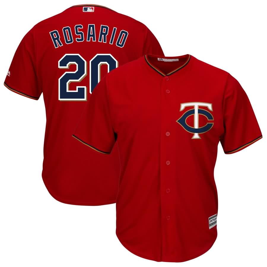 Eddie Rosario Minnesota Twins Majestic Alternate Cool Base Replica Player Jersey - Scarlet