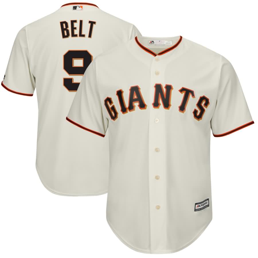 Brandon Belt San Francisco Giants Majestic Cool Base Alternate Player Jersey - Cream