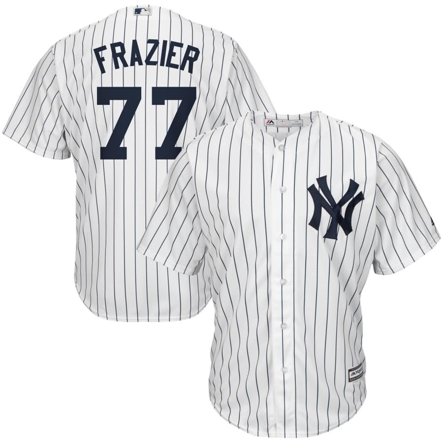 Clint Frazier New York Yankees Majestic Home Cool Base Replica Player Jersey - White