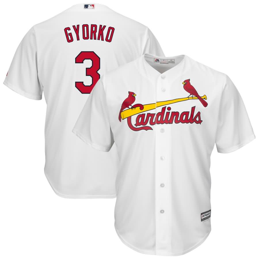 Jedd Gyorko St. Louis Cardinals Majestic Home Cool Base Replica Player Jersey - White