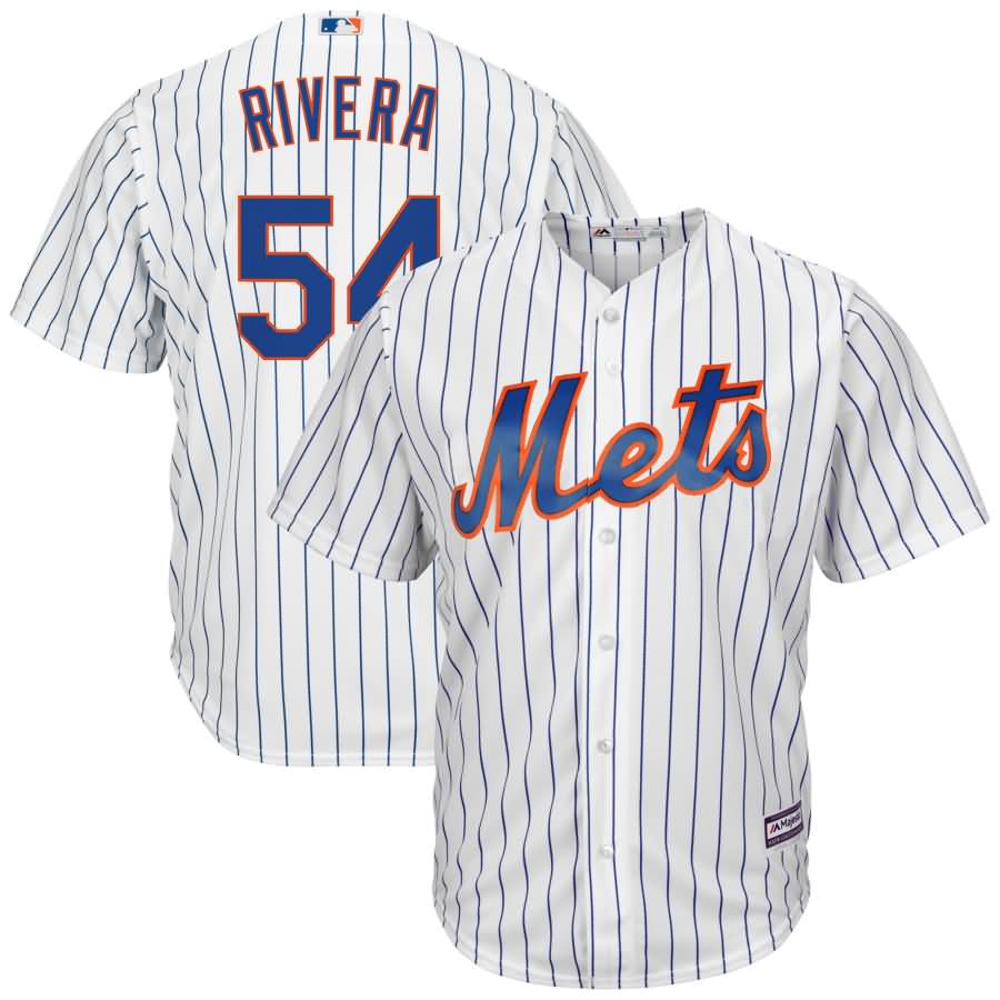 TJ Rivera New York Mets Majestic Home Cool Base Jersey - White