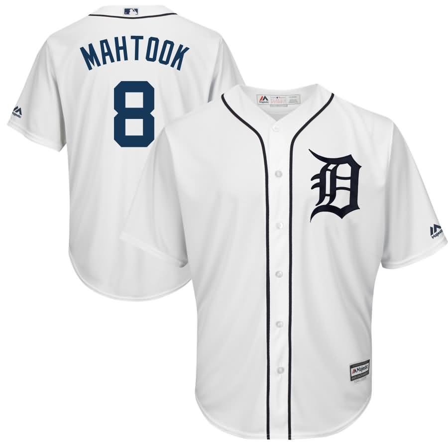 Mikie Mahtook Detroit Tigers Majestic Home Cool Base Player Jersey - White