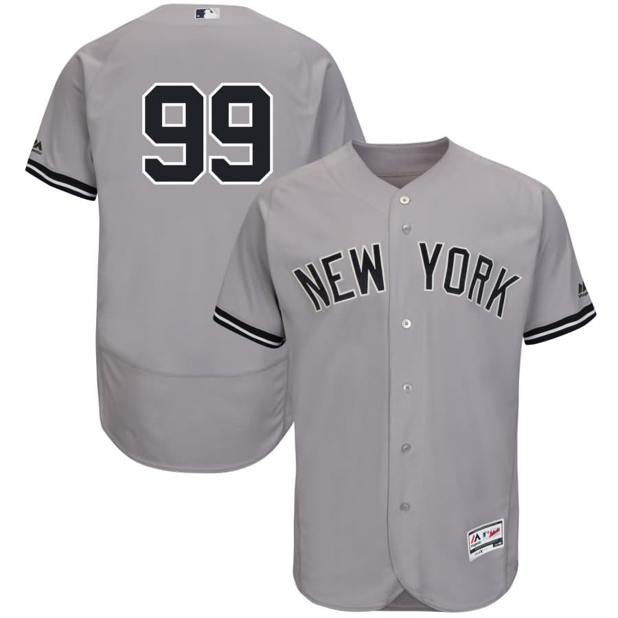 Aaron Judge New York Yankees Majestic Authentic Collection Road Flex Base Player Jersey - Gray