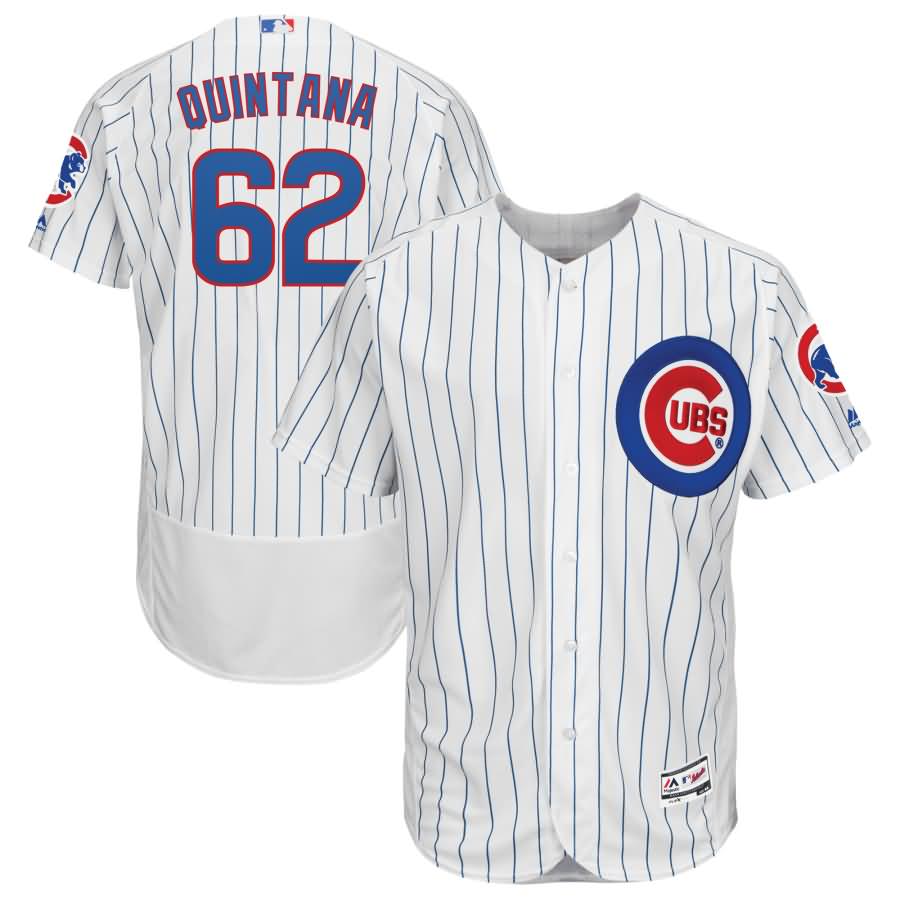 Jose Quintana Chicago Cubs Majestic Flex Base Authentic Collection Player Jersey - White